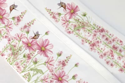 Juego De Sábanas Jardín Primaveral Rosa 300H1