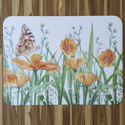 Individual Jardín Amapola Amarilla1