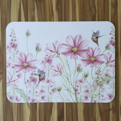 Individual Jardín Primavera Rosa1