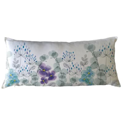 Funda Cojín Jardín de Pensamientos XL1