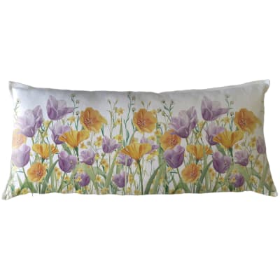 Funda Cojín Jardín Tulipán Lila XL1