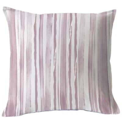 Funda Cojín Trama Lineal Palo de Rosa
