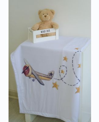 Mantita Polar Avión