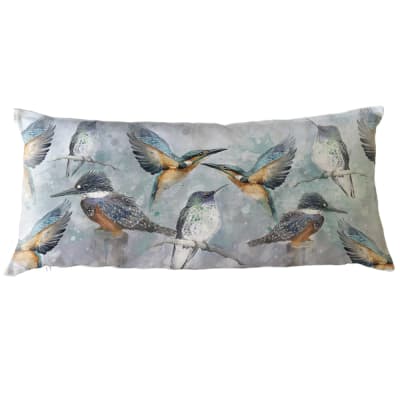 Funda Cojín Estampada Martín Turquesa XL