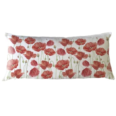 Funda Cojín Amapolas Rojas XL