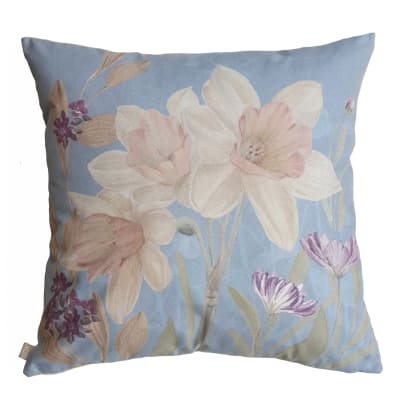 Funda Cojín Velvet Narcisos1