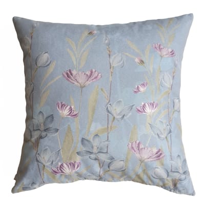 Funda Cojín Velvet Florcitas de Narcisos1