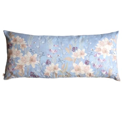 Funda Cojín Gamuza Jardín Narcisos XL1