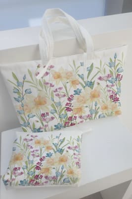 Pack Bolso Mediano + Estuche Narcisos