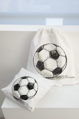 PACK MOCHILA + ESTUCHE PELOTA FÚTBOL