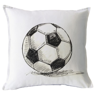 Funda Cojín estampada Pelota Fútbol