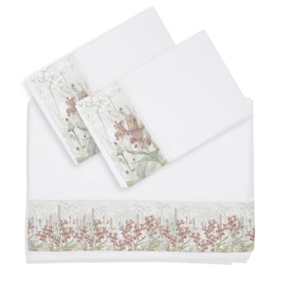 Juego de Sábanas Estampado Astromelias 300H