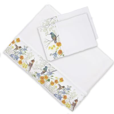 Juego de Sábanas Picaflor Arcoíris 300 Hilos.