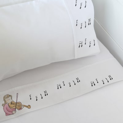 Sábanas Estampado Violinista Niña3