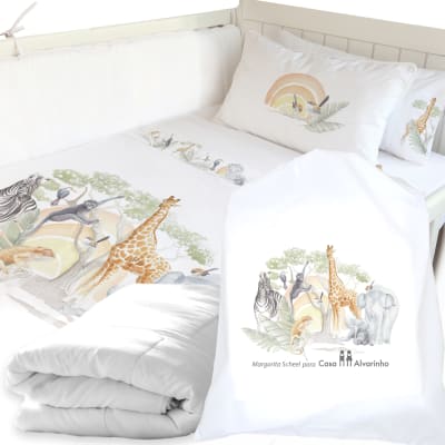 JUEGO DE CUNA COMPLETO SAFARI