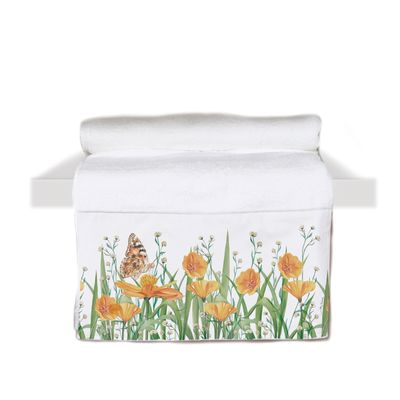 Toalla baño Jardín de Flores Amapola1