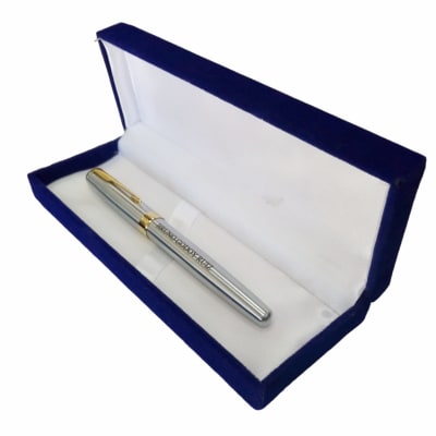 BOLIGRAFO PLATA ORO 5 / TERCIOPELO1