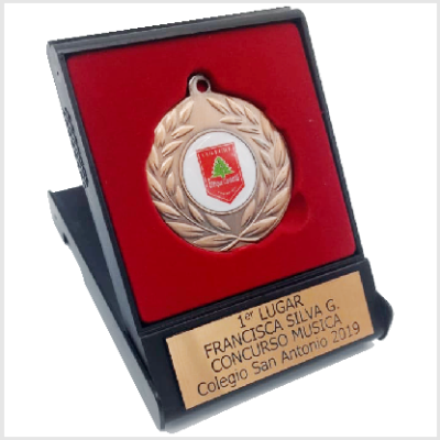 CAJA MEDALLA CM108 ROJA