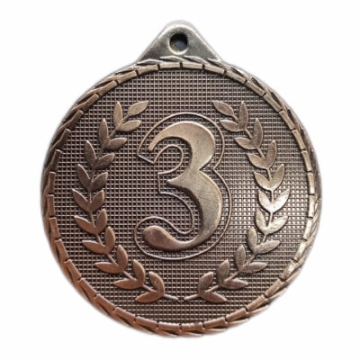 MEDALLA NUMERO 3 BRONCE
