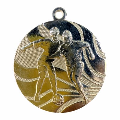 MEDALLA FÚTBOL PLATA