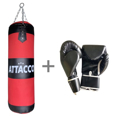 PACK PUSHING ATTACO CANVAS 80 + GUANTES1