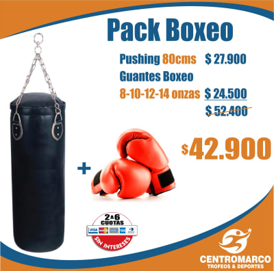 Pack Boxeo Pushing+Guantes