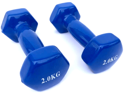 PAR MANCUERNAS VINILO 2kg