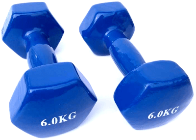 PAR MANCUERNAS VINILO 6kg