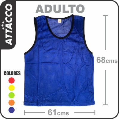 PETO ENTRENAMIENTO ADULTO AZUL