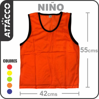 PETO ENTRENAMIENTO NIÑO NARANJO