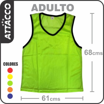 PETO ENTRENAMIENTO ADULTO VERDE