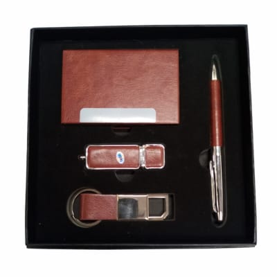 SET CUERO PENDRIVE