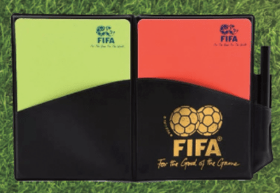 Tarjetas arbitro 
