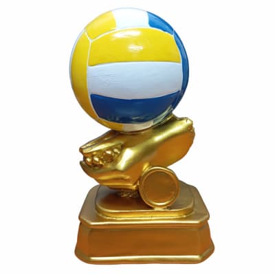 TROFEO RESINA VOLEIBOL MANO