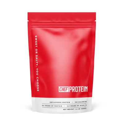Chef Protein Whey Unflavored 1.4 lbs Refill