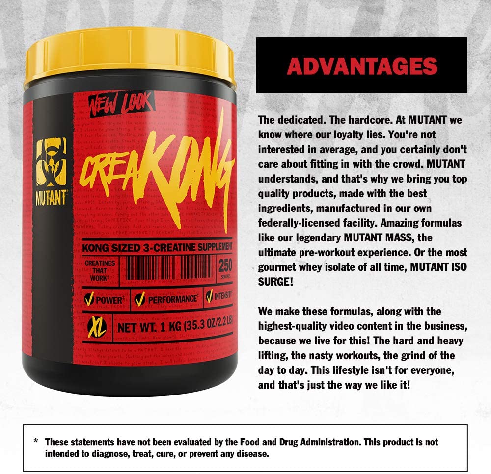 Creakong 300grs 60serv Mutant3