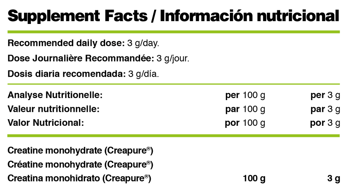 Creatine 100% Creapure 400 grs1
