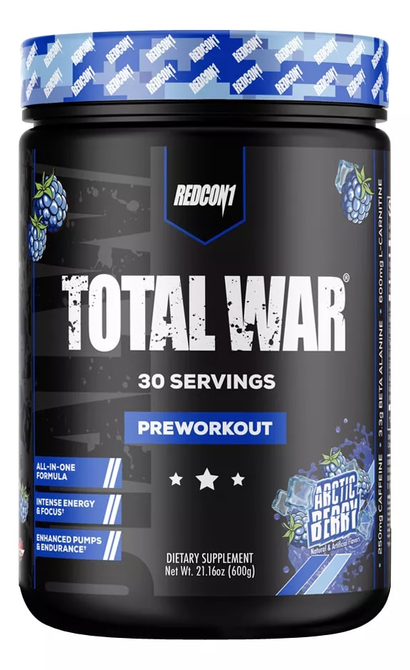 Total War PreWorkout 600grs Redcon12