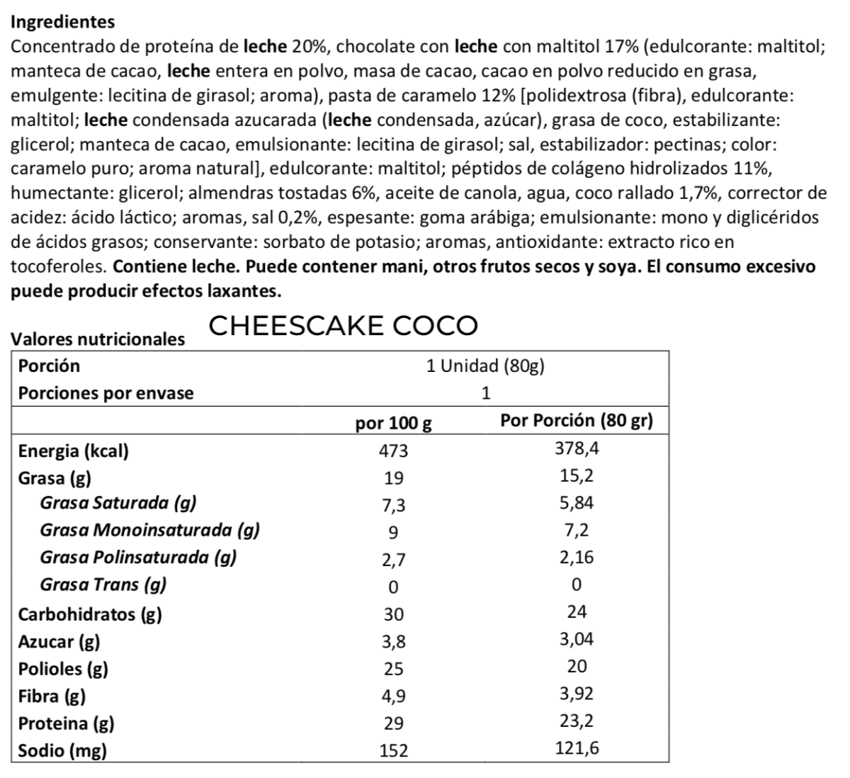 BARRA SPACE PROTEIN XXL 80 G6
