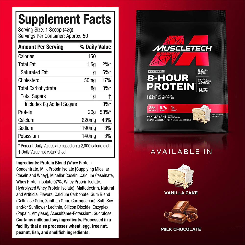 Platinum 8 Hours Protein 4,6 lbs3