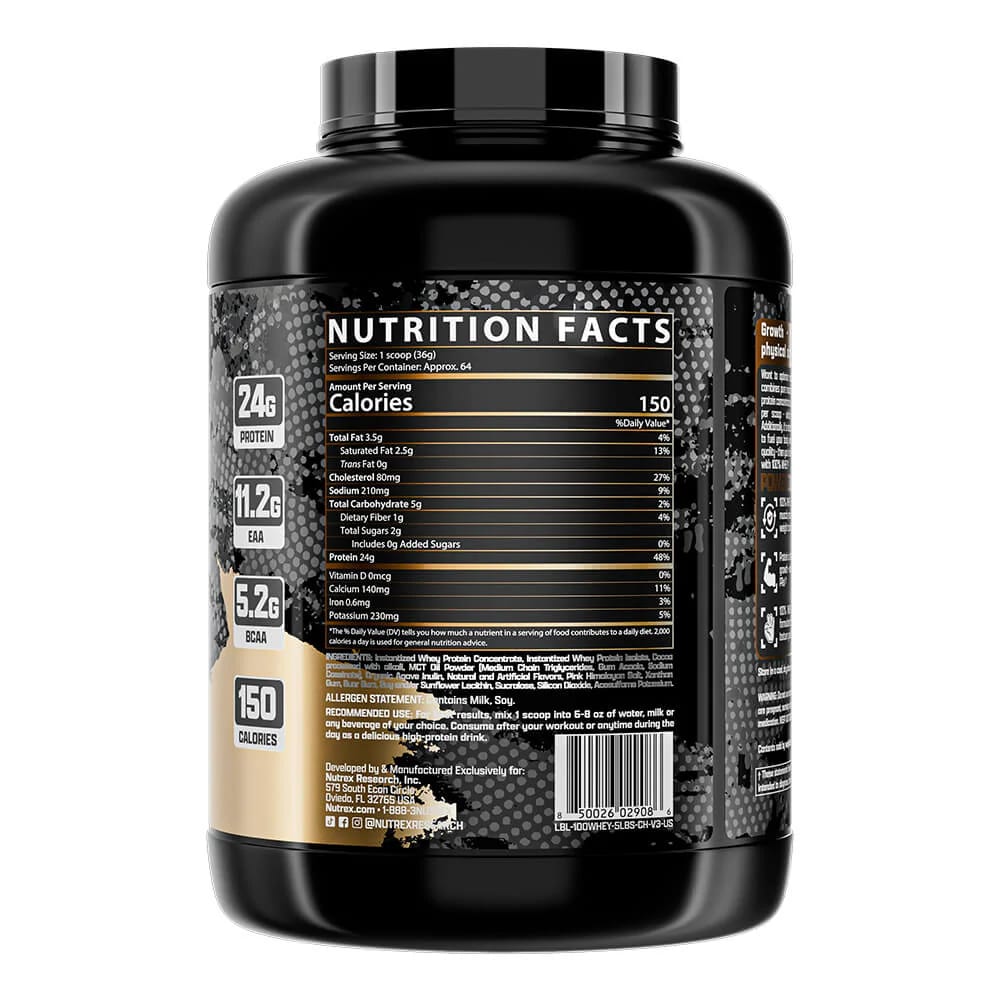 100 % WHEY 5 LBS NUTREX4