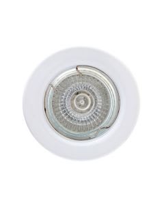 FOCO EMBUTIDO FIJO PARA GU10 CON AMPOLLETA