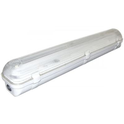 CANOA ESTANCO CON TUBOS LED 2X18