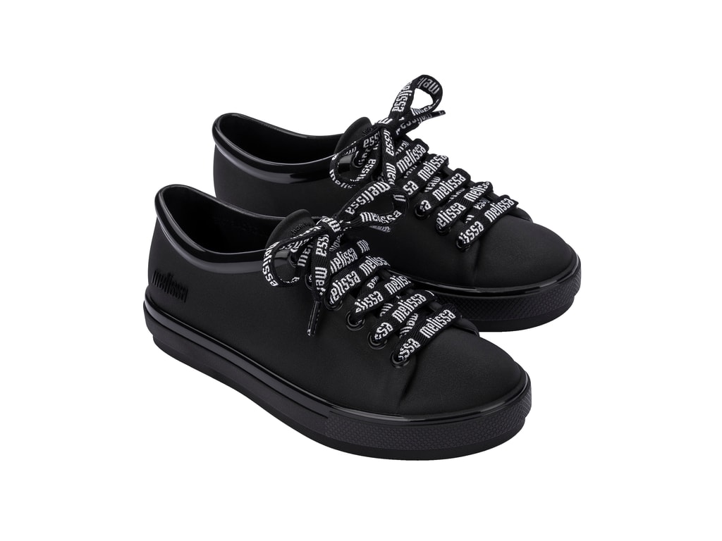 Baskets Melissa Shoes Mini Love - Système 18 - Paillettes Or - Pointure Variable - Neuf Avec Emballage
