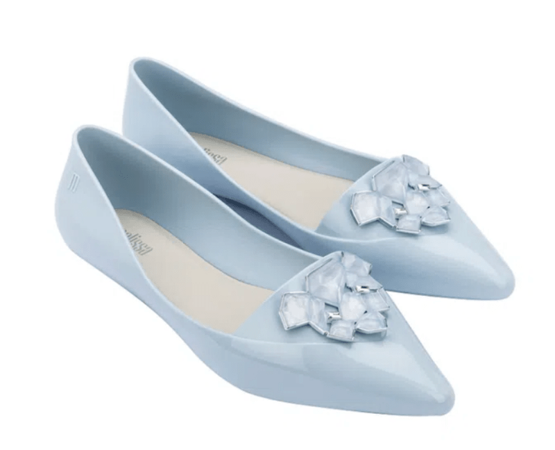 MELISSA POINTY STONES AD BLUE/BEIGE