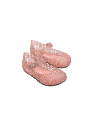 MINI MELISSA CAMPANA PAPEL BB ROSADO GLITTER