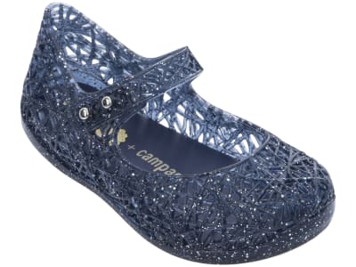MINI MELISSA CAMPANA ZIG ZAG VI SP BB BLUE GLITTER3