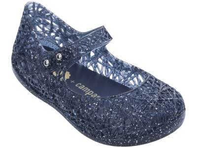 MINI MELISSA CAMPANA ZIG ZAG VI BB AZUL DOCH TP C/GL NGR MISTO TALLA 11 US1