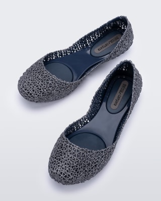 MELISSA CAMPANA PAPEL VII SP AD AZUL/GLITTER