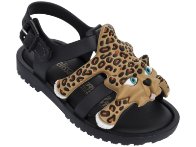 MINI MELISSA FLOX + JEREMY SCOTT BB BLACK/YELLOW TALLA UNICA 5US1